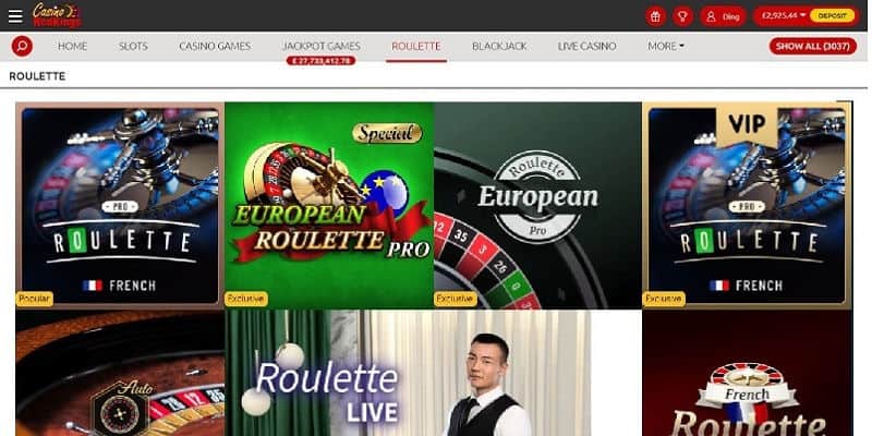 red kings uk roulette